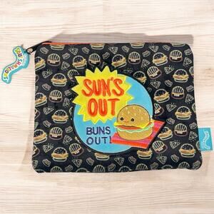 Squishmallow Pencil Bag – Carl the Cheeseburger